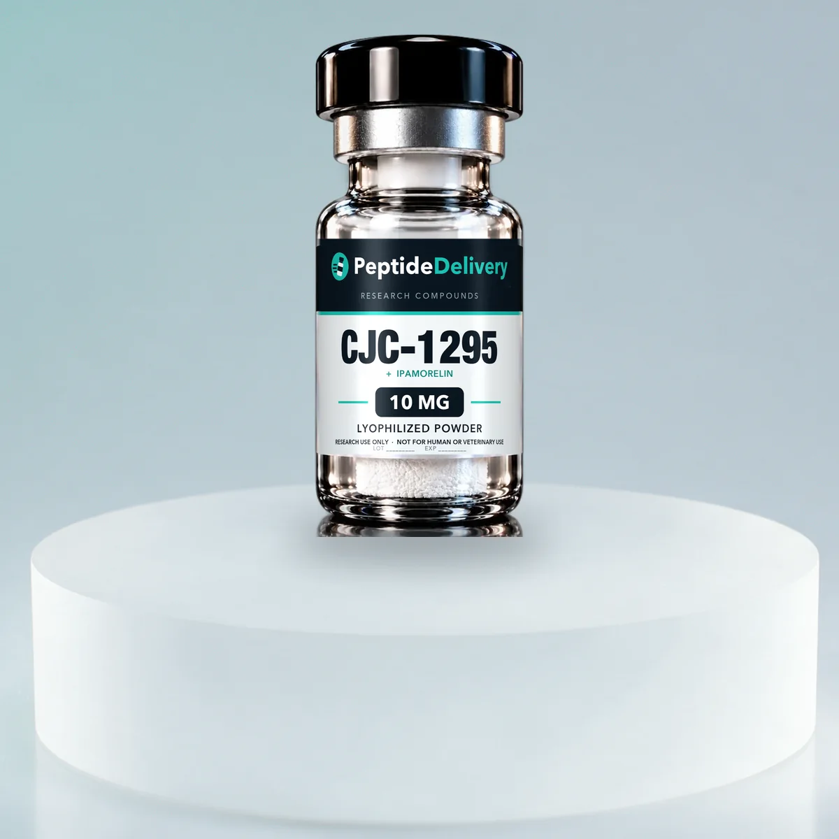 CJC-1295 + Ipamorelin research vial