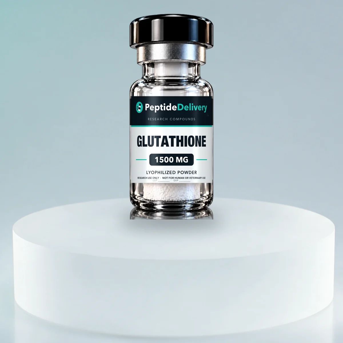 Glutathione research vial